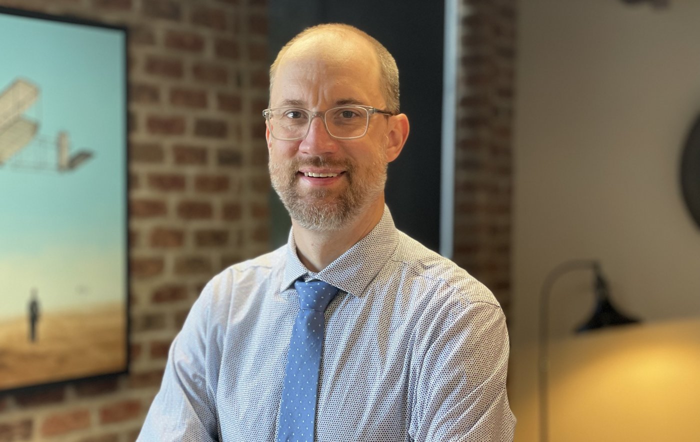 Dr. Jonathan Rasmussen, DDS, MS, in his Salt Lake City office
